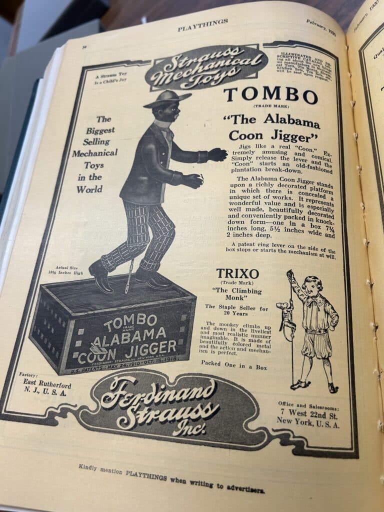 Advertisement from Playthings, 1920. The Strong National Museum of Play, Rochester, New York.