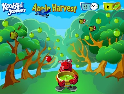 Kool-Aid Jammers Apple Harvest emulator screenshot. Image courtesy of Internet Archives user Computerdude77.