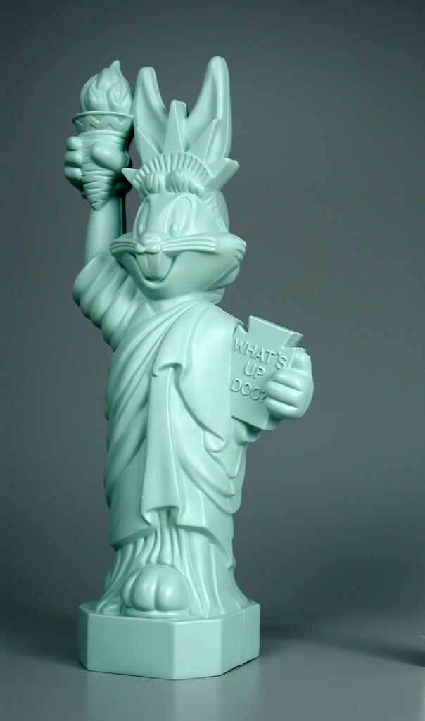 Bugs Bunny bank, 1995, The Iris F. Hollander November Collection, donated by Mort and Iris November in honor of her mother, Celeste Coriene Flaxman. The Strong National Museum of Play, Rochester, New York. 