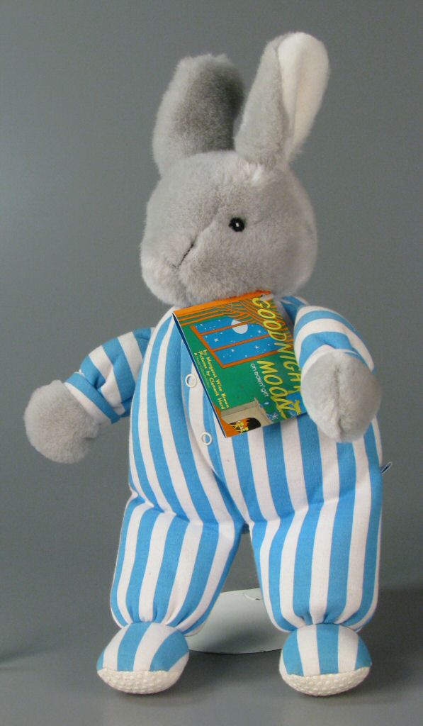 Bunny plush figure from Goodnight Moon, 1991, gift of Carolyn Vang Schuler. The Strong National Museum of Play, Rochester, New York.