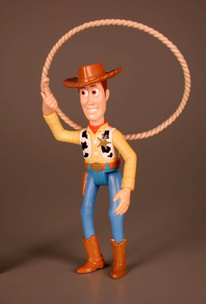 Woody figure, 1990-2000, gift of Brady Adams, The Strong National Museum of Play, Rochester, New York.